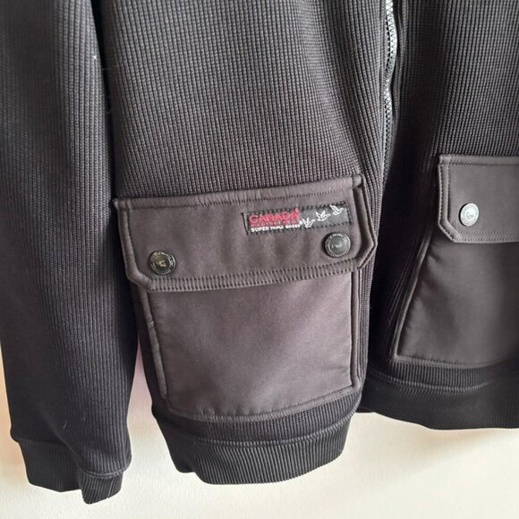 Canada Weather Gear Mens Super Triple Goose Full Zip Outdoor Jacket Black Size L - Picture 10 of 12